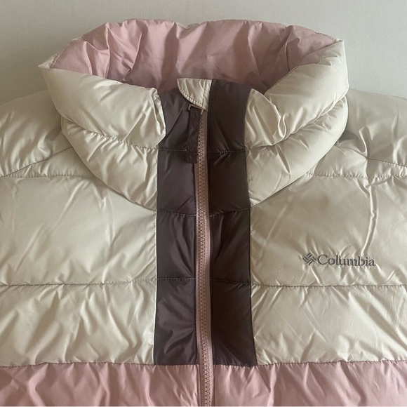 Columbia Pike Lake II Crop Jacket Women 2X Colorblock Insulated Omni-Heat Puffer - Picture 7 of 16
